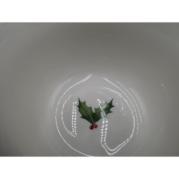 Vtg Christmas Lenox Holiday Joy Small 5" Candy All Purpose Bowl Treats Christmas - Picture 4 of 8